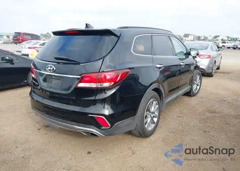 2017 Hyundai Santa Fe Se from USA, damaged, VIN KM8SN4HFXHU205027